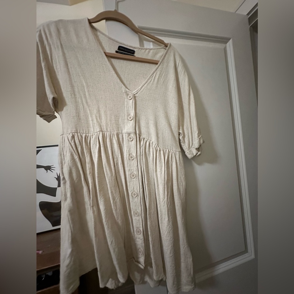 Urban Outfitters | Linen blend Tunic Top/Mini Dress | XS